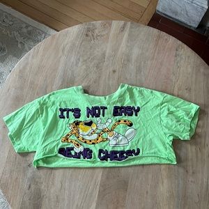 Forever 21 Cheetos Crop Tshirt